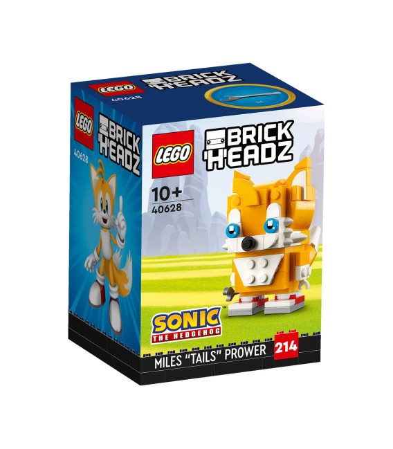 LEGO® LEL BrickHeadz 40628 Miles "Tails" Prower, Age 10+, Building Blocks, 2023 (131pcs)