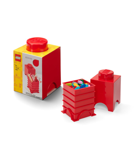 LEGO® Storage Brick 1 - Red