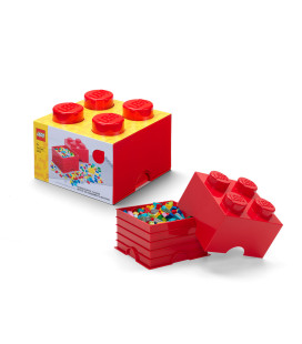 LEGO® Storage Brick 4 - Red