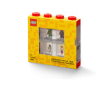 LEGO® Minifigure Display Case 8 (4 Knob) - Red