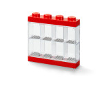 LEGO® Minifigure Display Case 8 (4 Knob) - Red