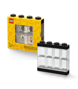 LEGO® Minifigure Display Case 8 (4 Knob) - Black