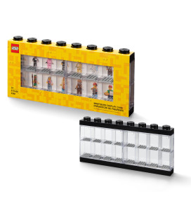 LEGO® Minifigure Display Case 16 (8 Knob) - Black