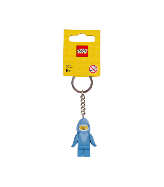 LEGO® LEL Iconic 853666 Shark Suit Guy Key Chain, Age 6+, Accessories, 2017 (1pc)
