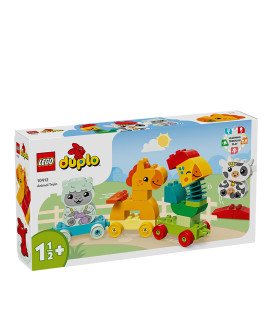 LEGO® DUPLO 10412 Animal Train, Age 1½+, Building Blocks, 2024 (19pcs)