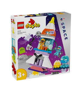 LEGO® DUPLO 10422 3in1 Space Shuttle Adventure, Age 3+, Building Blocks, 2024 (58pcs)