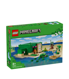 LEGO® Minecraft 21254 The Turtle Beach House, Age 8+, Building Blocks, 2024 (234pcs)