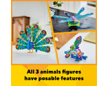 LEGO® Creator 3 in 1 31157 Exotic Peacock, Age 7+, Building Blocks, 2024 (355pcs)