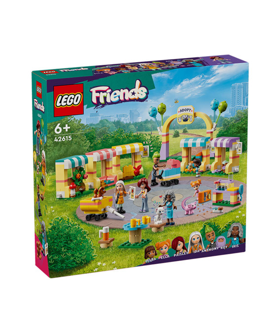 LEGO® Friends 42615 Pet Adoption Day, Age 6+, Building Blocks, 2024 (400pcs)