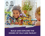 LEGO® Friends 42620 Olly and Paisley's Family Houses, Age 7+, Building Blocks, 2024 (1126pcs)