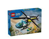 LEGO® City 60405 Emergency Rescue Helicopter, Age 6+, Building Blocks, 2024 (226pcs)