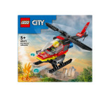 LEGO® City 60411 Fire Rescue Helicopter, Age 5+, Building Blocks, 2024 (85pcs)