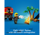 LEGO® City 60412 4x4 Fire Truck with Rescue Boat, Age 5+, Building Blocks, 2024 (301pcs)