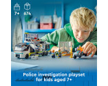 LEGO® City 60418 Police Mobile Crime Lab Truck, Age 7+, Building Blocks, 2024 (674pcs)