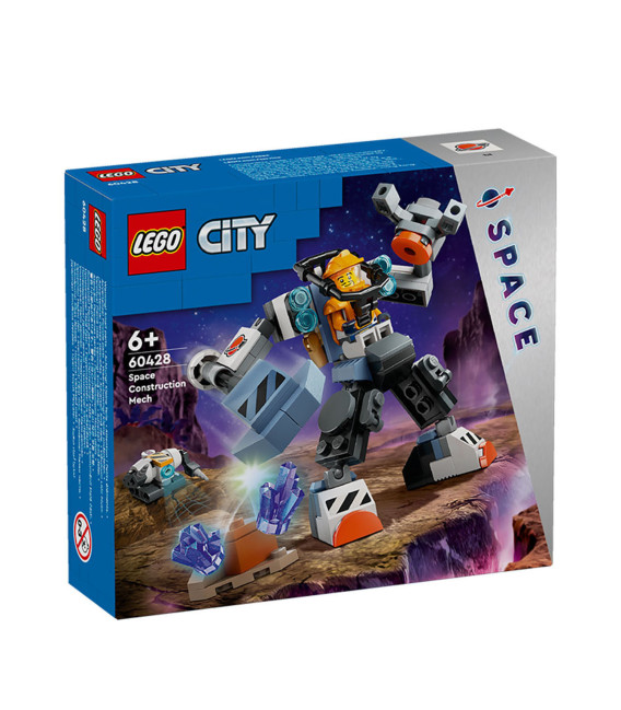 LEGO® City 60428 Space Construction Mech, Age 6+, Building Blocks, 2024 (140pcs)