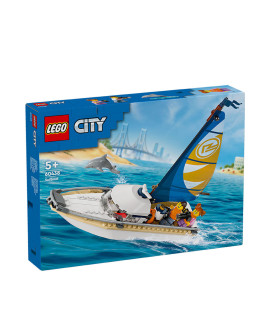 LEGO® City 60438 Sailboat, Age 5+, Building Blocks, 2024 (102pcs)