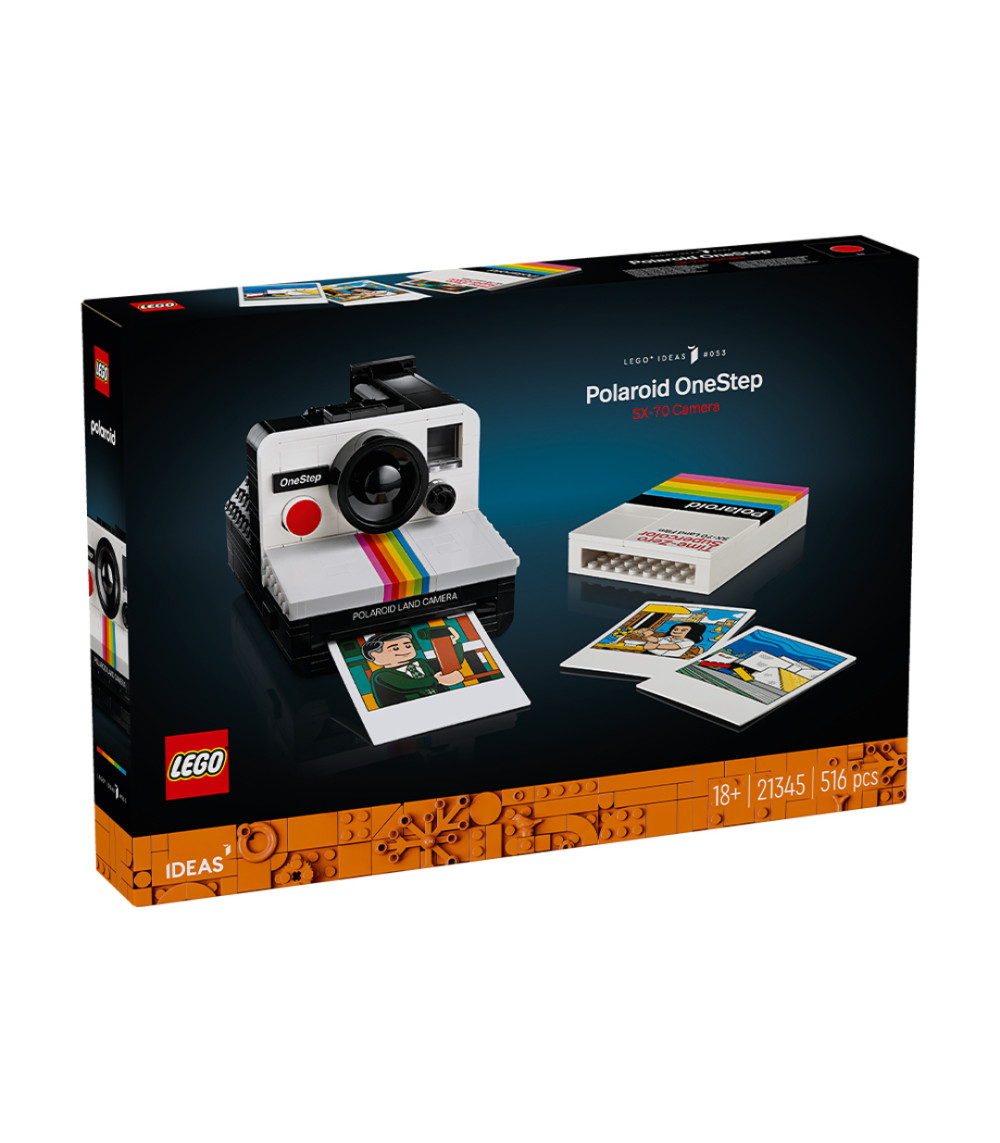 This LEGO OneStep Instant Camera Can Eject a Tiny Polaroid Picture
