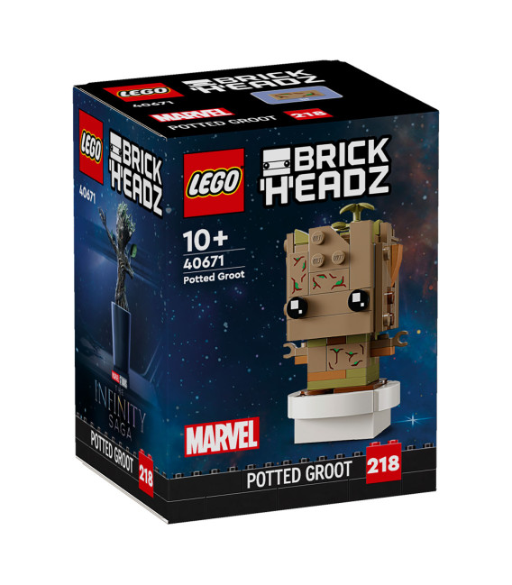 LEGO® LEL Brickheadz 40671 Potted Groot, Age 10+, Building Blocks, 2024 (113pcs)