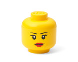 LEGO® Storage Head (Mini) Girl -Yellow