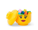 LEGO® Storage Head (Mini) Girl -Yellow