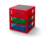 LEGO® 3-Drawer Storage Rack System - Red