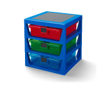 LEGO® 3-Drawer Storage Rack System - Blue