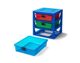 LEGO® 3-Drawer Storage Rack System - Blue