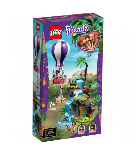 LEGO® Friends 41423 Tiger Hot Air Balloon Jungle Rescue, Age 7+, Building Blocks, 2020 (302pcs)