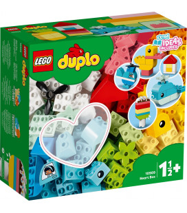 LEGO® DUPLO® Classic 10909 Heart Box, Age 1½+, Building Blocks, 2020 (80pcs)