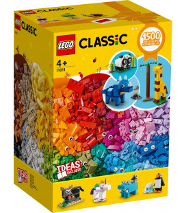 LEGO® Classic 11011 Bricks and Animals, Age 4+, Building Blocks, 2020 (1500pcs)