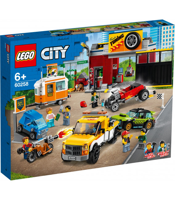 LEGO® City 60258 Tuning Workshop, Age 6+, Building Blocks, 2020 (897pcs)