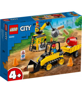 LEGO® City 60252 Construction Bulldozer, Age 4+, Building Blocks, 2020 (126pcs)