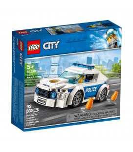 LEGO® City 60239 Police Patrol Car, Age 5+, Building Blocks (92pcs)