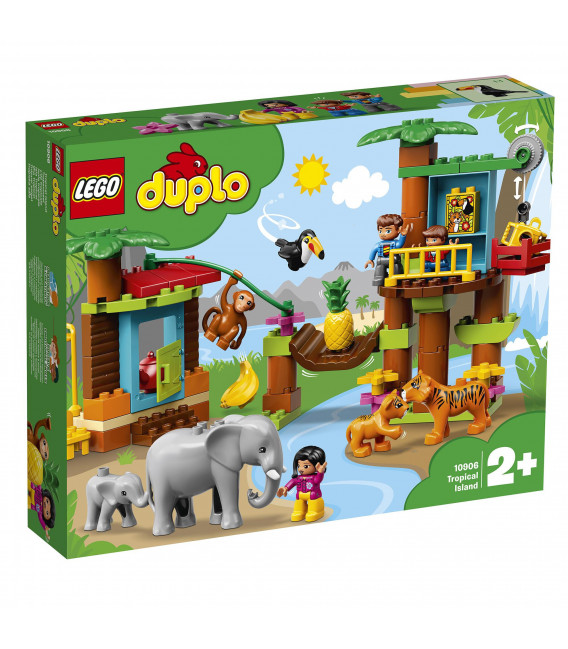 LEGO® DUPLO® Town 10906 Tropical Island, Age 2+, Building Blocks (73pcs)