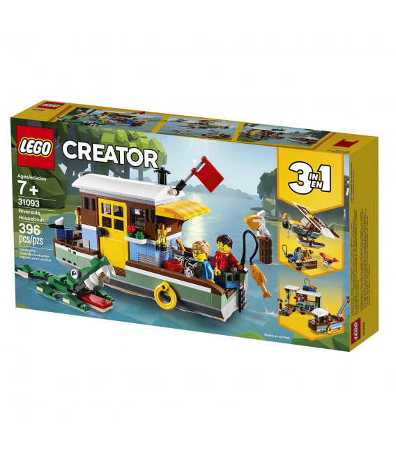 LEGO® Creator 31093 Riverside Houseboat, Age 7+, Building Blocks (396pcs)