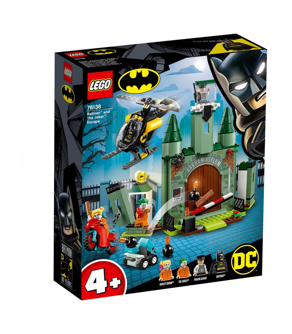 LEGO® Super Heroes 76138 Batman™ and The Joker™ Escape, Age 4+, Building  Blocks (171pcs)