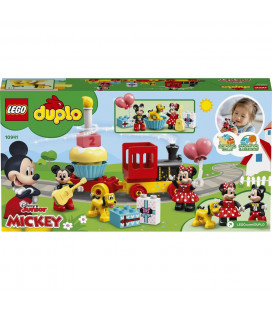 LEGO® DUPLO® 10941 Mickey & Minnie Birthday Train, Age 2+, Building Blocks, 2021 (22pcs)