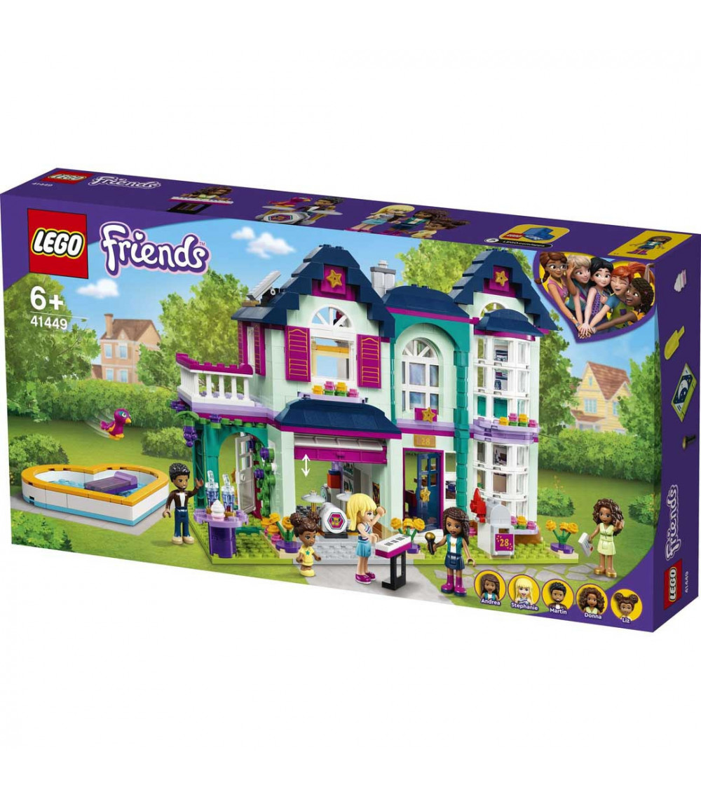 LEGO® Friends 41449 Andrea's Family House, Age 6 ...