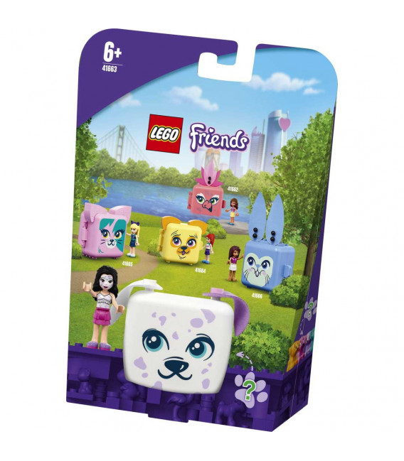 LEGO® Friends 41663 Emma's Dalmatian Cube, Age 6+, Building Blocks, 2021 (41pcs)