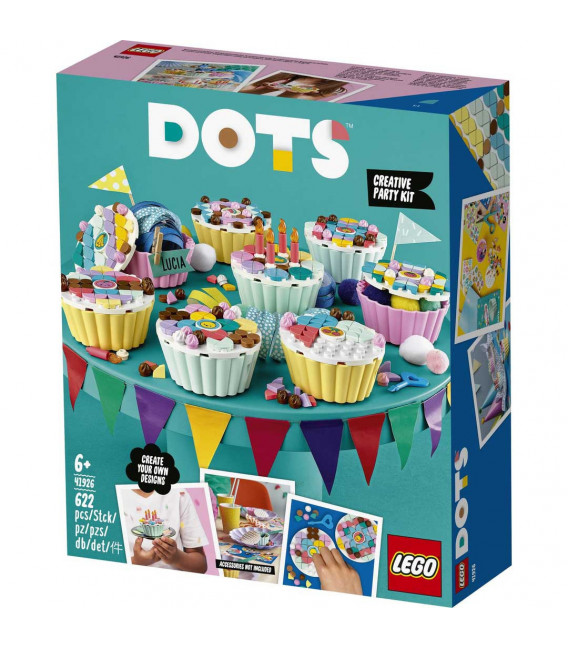 LEGO® DOTS 41926 Creative Party Kit, Age 6+, Building Blocks, 2021 (623pcs)