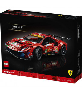 LEGO® Technic 42125 Ferrari 488 GTE, Age 18+, Building Blocks, 2021 (1677pcs)