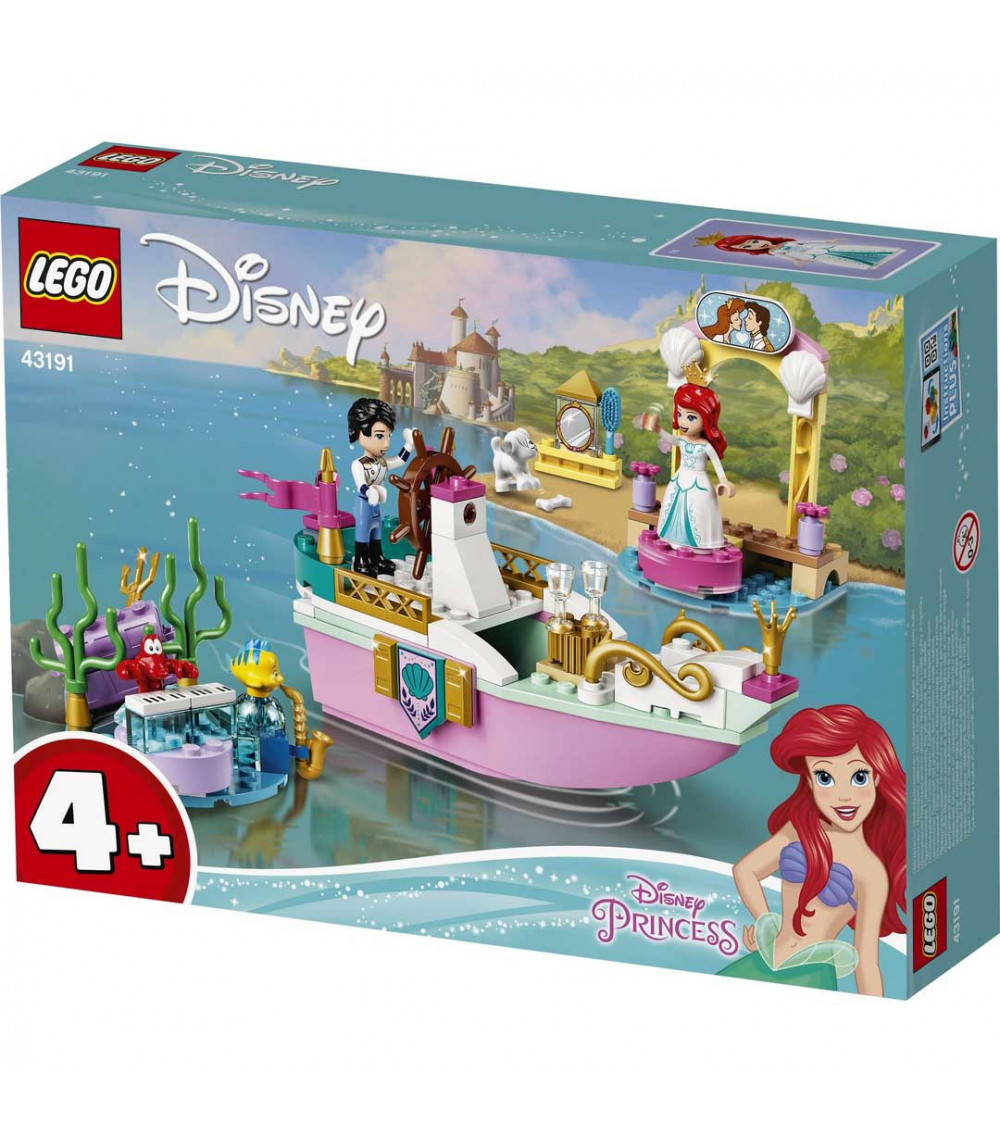 Lego Disney Princess Ariel S Celebration Boat Age 4 Building Blocks 21 114pcs