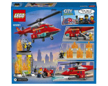 LEGO® City 60281 Fire Rescue Helicopter, Age 5+, Building Blocks, 2021 (212pcs)