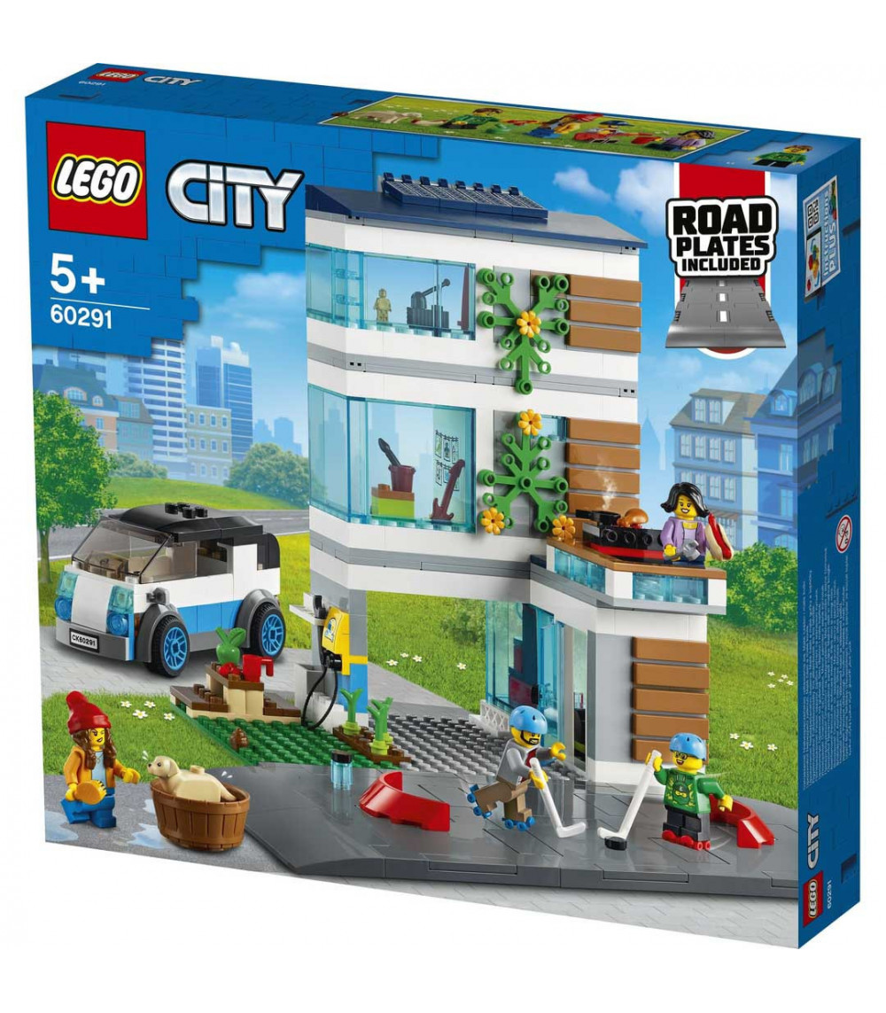 bag På kanten Begå underslæb LEGO® City 60291 Family House, Age 5+, Building Blocks, 2021 (388pcs)