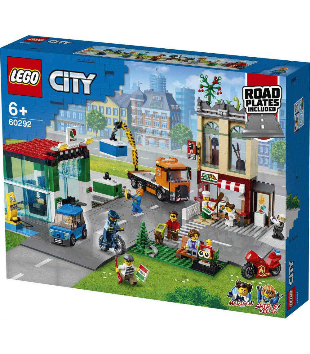 ballet Saml op komfort LEGO® City 60292 Town Center, Age 6+, Building Blocks, 2021 (790pcs)