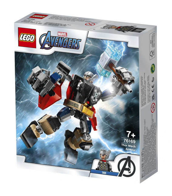 LEGO® Super Heroes 76169 Thor Mech Armour, Age 7+, Building Blocks, 2021 (139pcs)