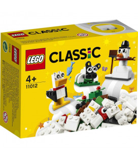 LEGO® Classic 11012 Creative White Bricks, Age 4+, Building Blocks, 2021 (60pcs)