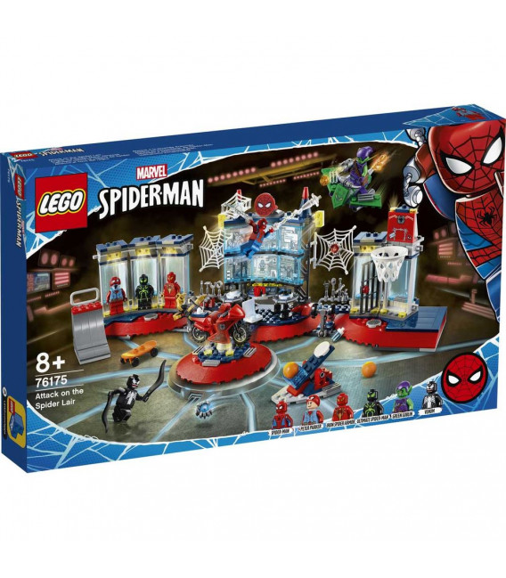 LEGO® Super Heroes 76175 Attack on the Spider Lair, Age 8+, Building Blocks, 2021 (466pcs)