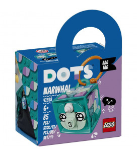 LEGO® Dots 41928 Bag Tag Narwhal, Age 6+, Building Blocks, 2021 (85pcs)