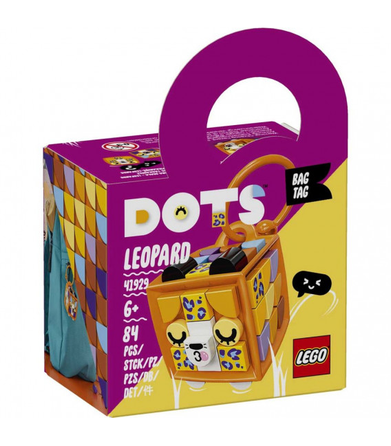 LEGO® Dots 41929 Bag Tag Leopard, Age 6+, Building Blocks, 2021 (84pcs)